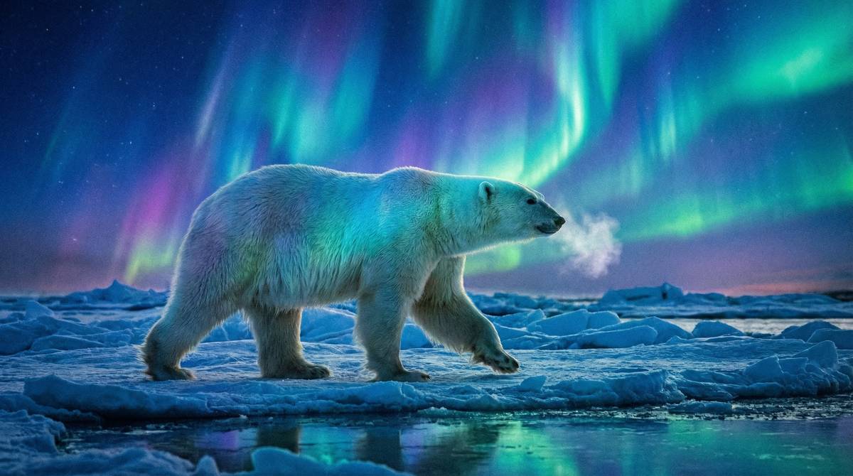 中文字幕北极熊视频 - 冰原上的白色精灵