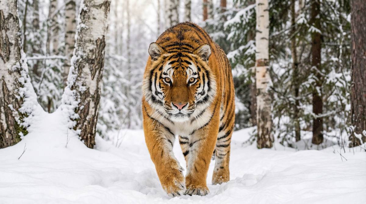 中文字幕老虎视频 - 雪地猛虎